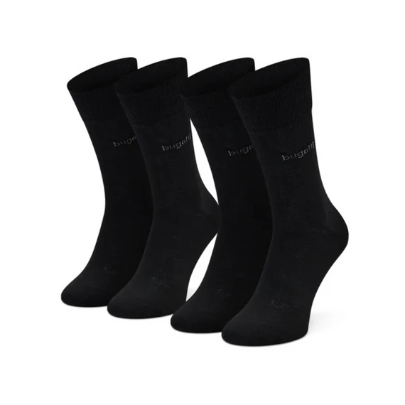 Bugatti fekete férfi zokni nagyméretben