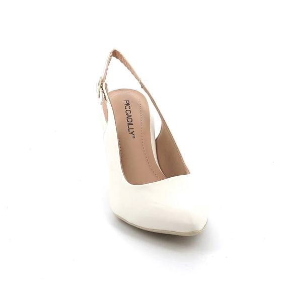 Piccadilly fehér szandál nagyméretben
