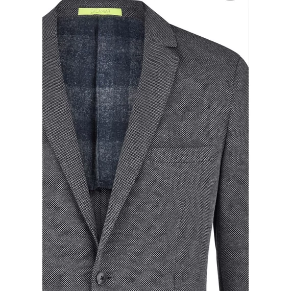 Calamar szürke zakó nagyméretben elölről