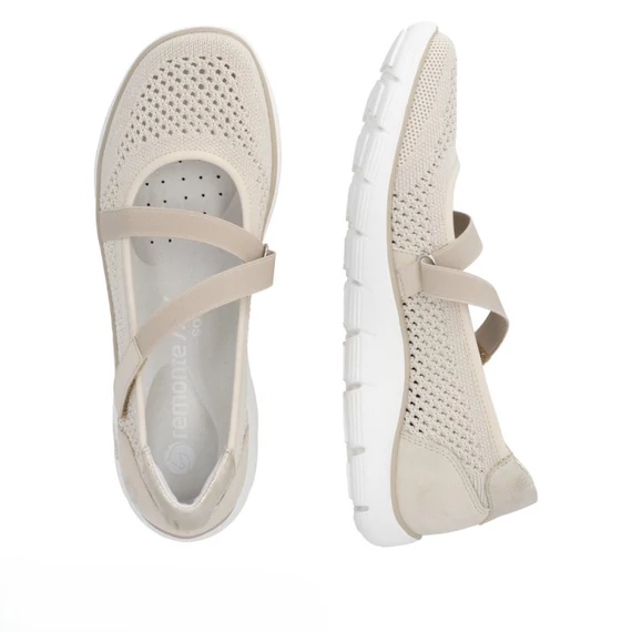 Remonte bézs női cipő nagyméretben