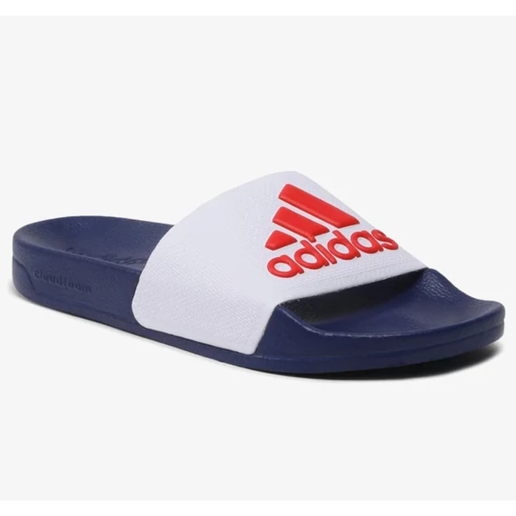 Adidas sötétkék papucs zuhanyozáshoz nagyméretben