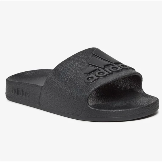 Adidas fekete papucs zuhanyozáshoz nagyméretben