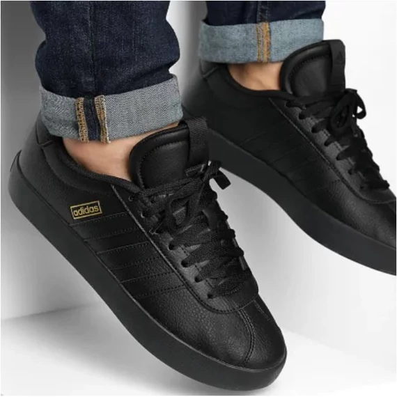 Adidas VL Court fekete, férfi cipő nagyméretben