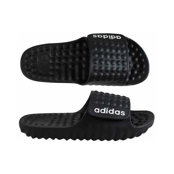 Adidas Adissage 360REC fekete tépőzáras papucs nagyméretben