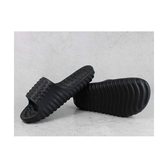 Adidas Adissage 360REC fekete tépőzáras papucs nagyméretben