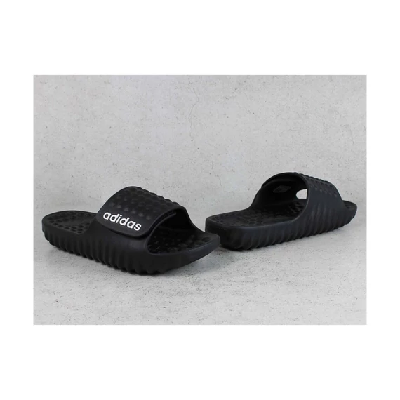 Adidas Adissage 360REC fekete tépőzáras papucs nagyméretben