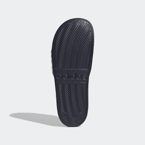 Adidas sötétkék papucs zuhanyozáshoz nagyméretben