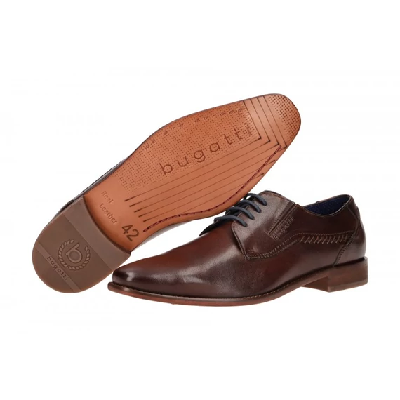Bugatti barna elegáns férfi cipő nagyméretben