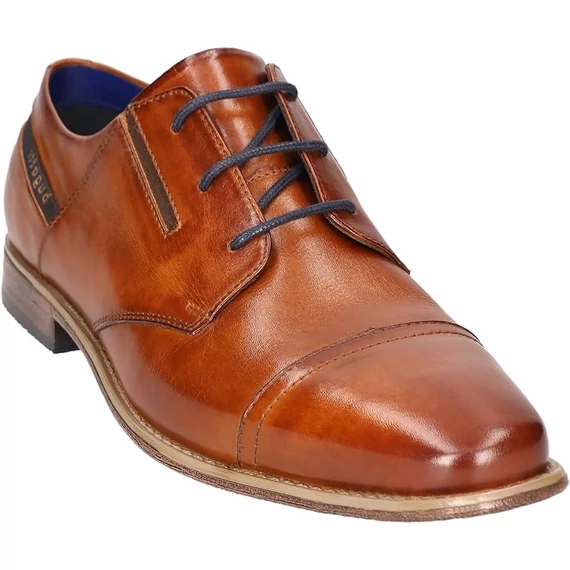 Bugatti Armo konyakbarna férfi cipő nagyméretben