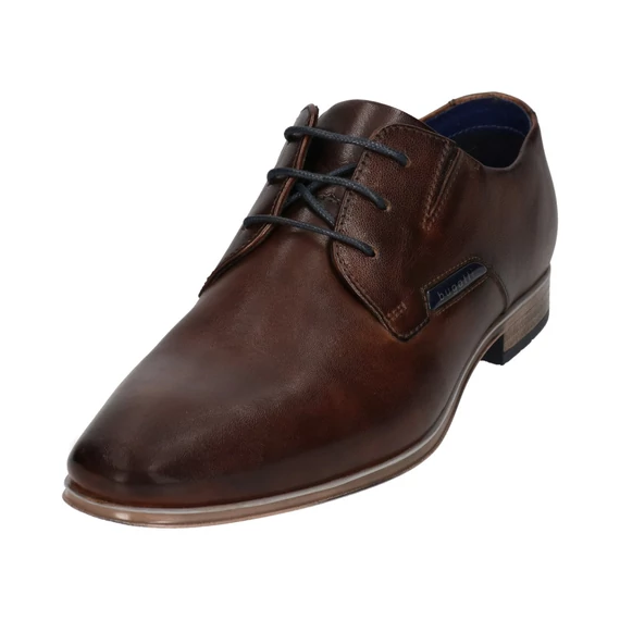 Bugatti sötétbarna elegáns férfi cipő nagyméretben