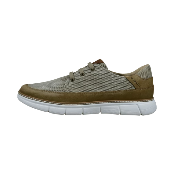 Bugatti bézs férfi vászoncipő nagyméretben