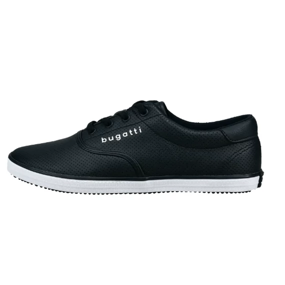 Bugatti férfi, fekete sneakers nagyméretben