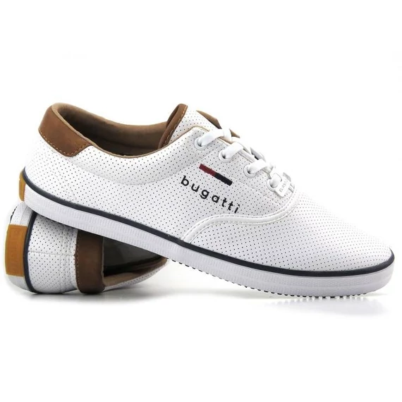 Bugatti férfi, fehér sneakers nagyméretben