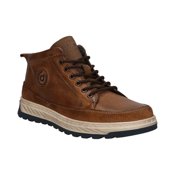 Bugatti konyak színű férfi bakancs nagyméretben