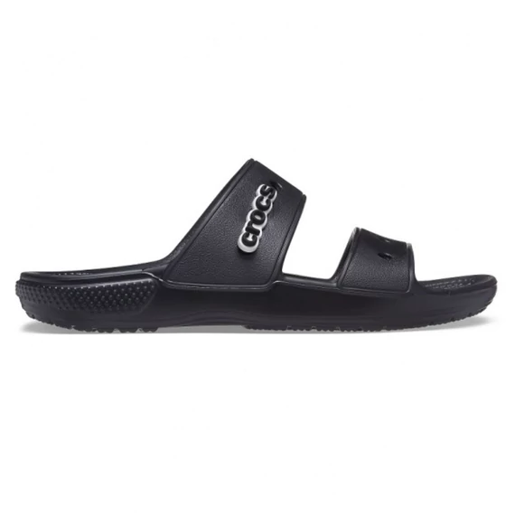 Crocs classic pántos fekete papucs nagyméretben