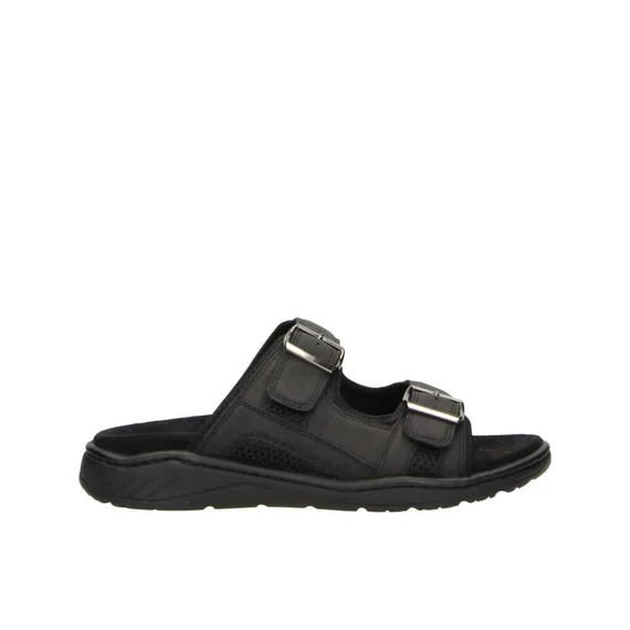 Fitters férfi fekete papucs nagyméretben