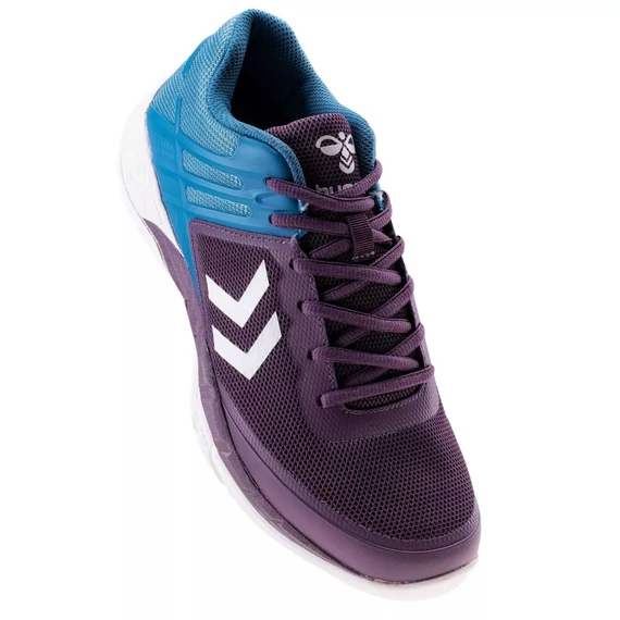 Hummel Aero Fly lila kék kézilabda teremcipő nagyméretben