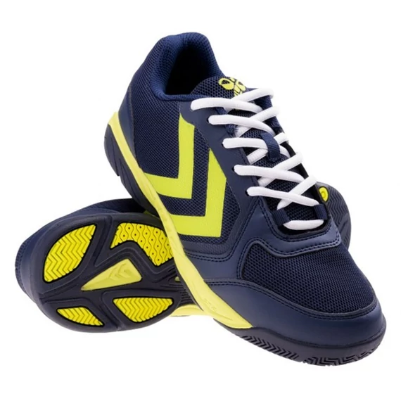 Hummel Inventus Omni 1 sötétkék kézilabda teremcipő nagyméretben