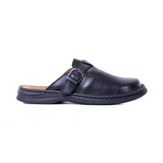 Josef Seibel Madrid fekete férfi papucs nagyméretben