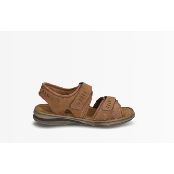 Josef Seibel barna bőr férfi szandál nagyméretben 
