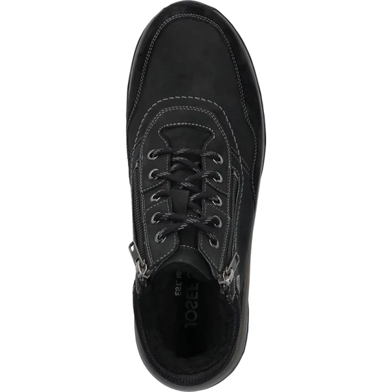 Josef Seibel fekete vízálló bakancs nagyméretben