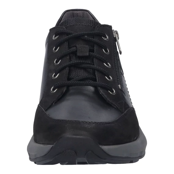 Josef Seibel fekete bőr férfi cipő nagyméretben 