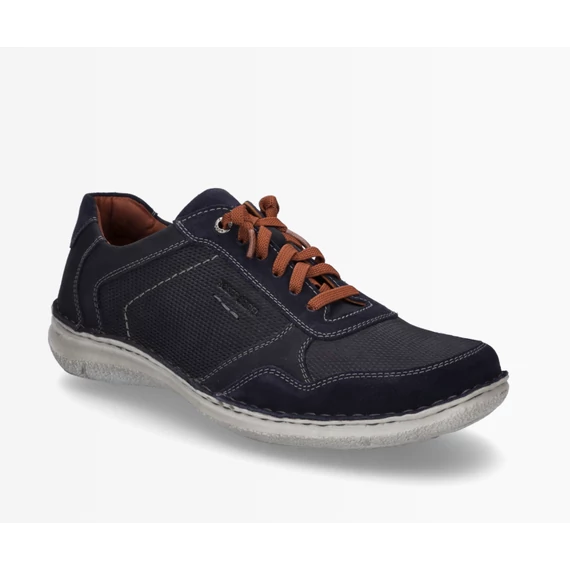 Josef Seibel kék bőr férfi cipő nagyméretben