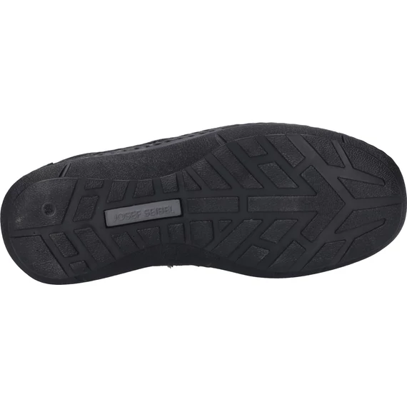 Josef Seibel fekete bőr bélelt bakancs nagyméretben