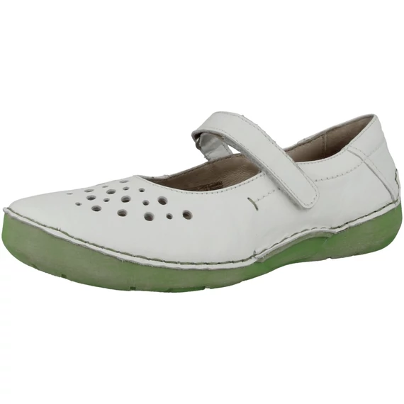 Josef Seibel fehér női bőr cipő nagyméretben