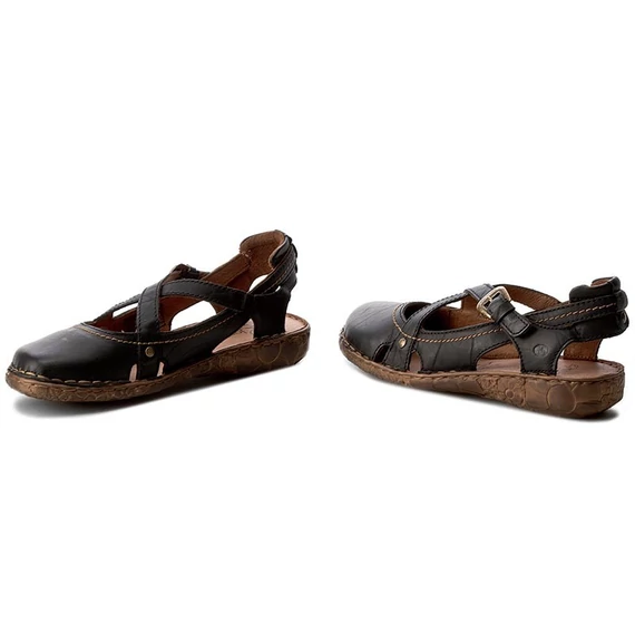 Josef Seibel fekete női cipő nagyméretben