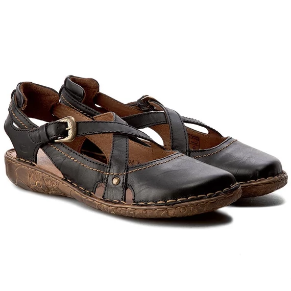 Josef Seibel fekete női cipő nagyméretben