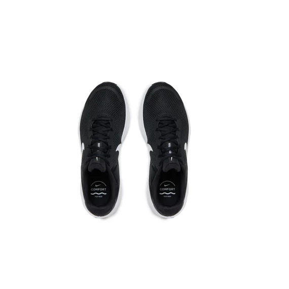 Nike Revolution 7 férfi fekete-fehér cipő nagyméretben
