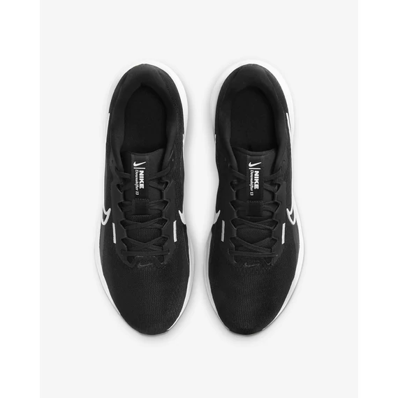 Nike Downshifter 13 férfi fekete-fehér cipő nagyméretben