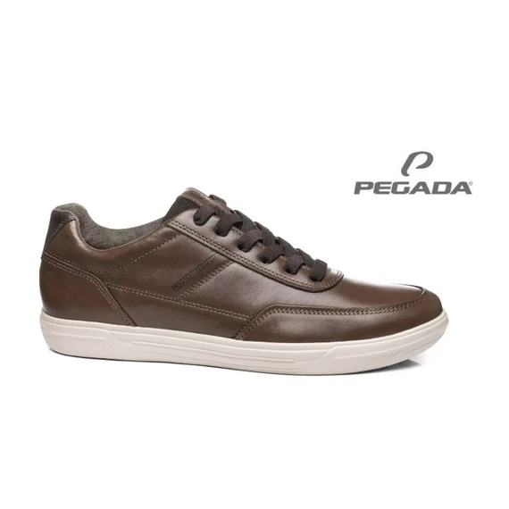 Pegada sötétbarna - fehér férfi cipő nagyméretben