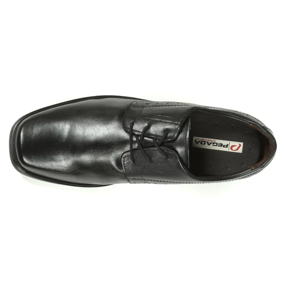 Pegada fekete elegáns férfi cipő nagyméretben