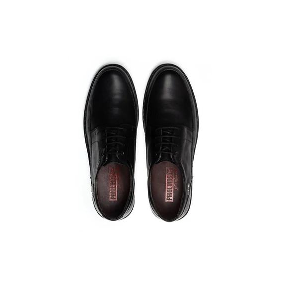 Pikolinos bőr fekete férfi cipő nagyméretben