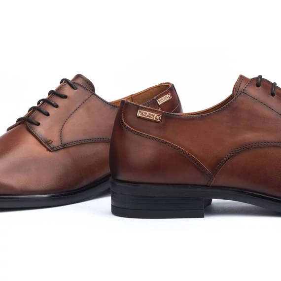 Pikolinos barna, bőr férfi cipő nagyméretben