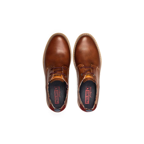 Pikolinos barna, bőr férfi cipő nagyméretben