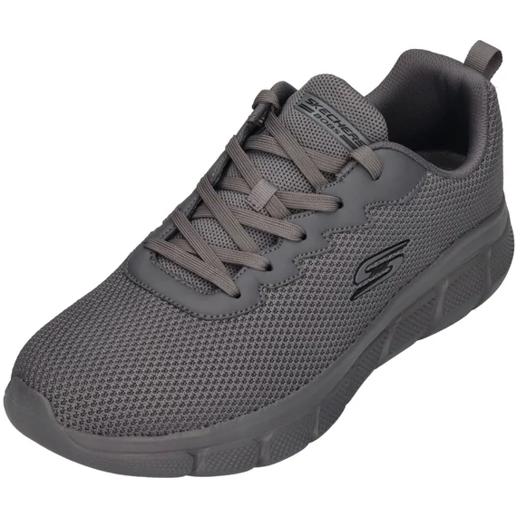 Skechers Bobs B Flex - sötétszörke, férfi cipő nagyméretben