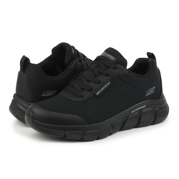 Skechers Bobs B Flex -  Rainy Edge fekete, férfi cipő nagyméretben