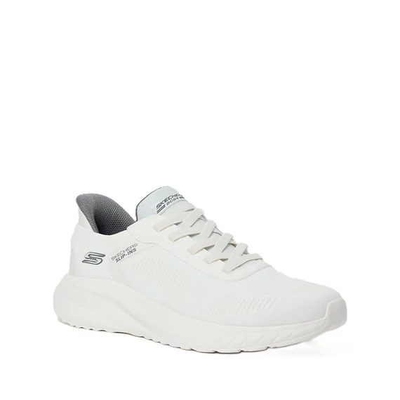 Skechers Bobs Squad Chaos-Solid Step fehér cipő nagyméretben