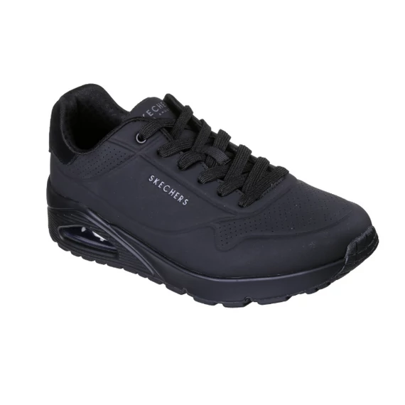 Skechers Uno - Suited On Air férfi, fekete cipő nagyméretben