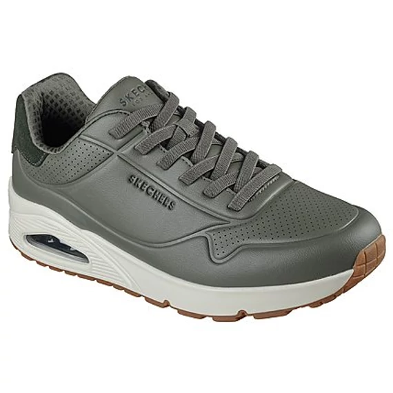 Skechers Uno - Tailored Air zöld férfi cipő nagyméretben