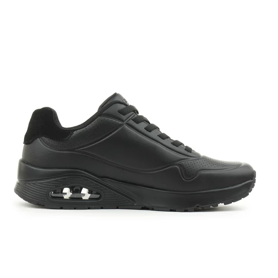 Skechers Uno - Tailored Air fekete férfi cipő nagyméretben