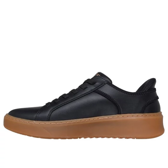 Skechers Court Break - Double Vented fekete férfi cipő nagyméretben 