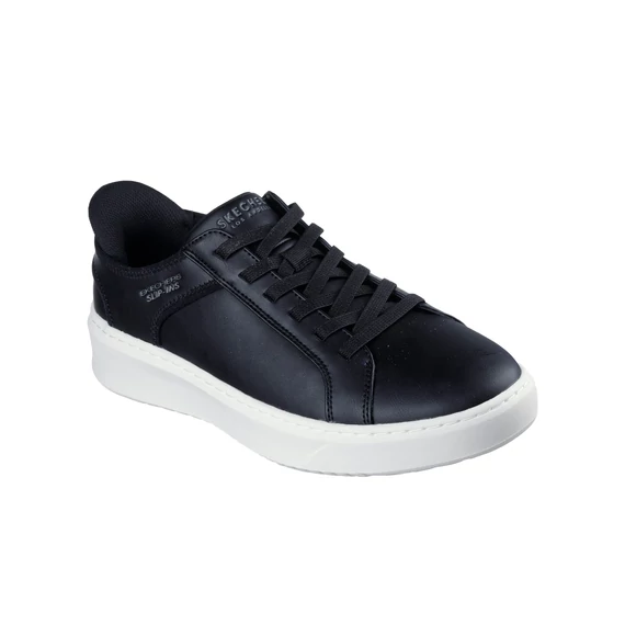 Skechers Court Break - Double Vented fekete férfi cipő nagyméretben 