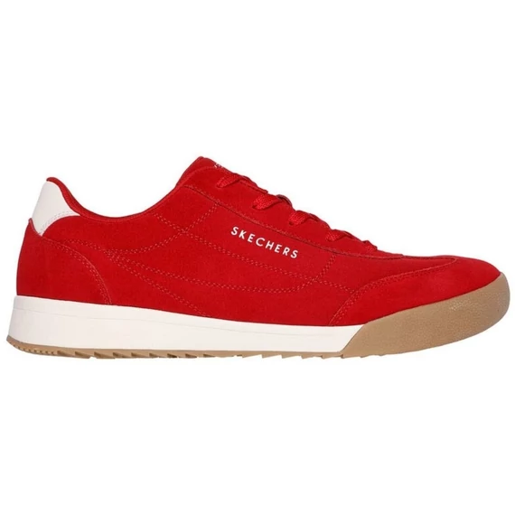 Skechers Zinger 2.0 - Manzalina Suede piros cipő nagyméretben