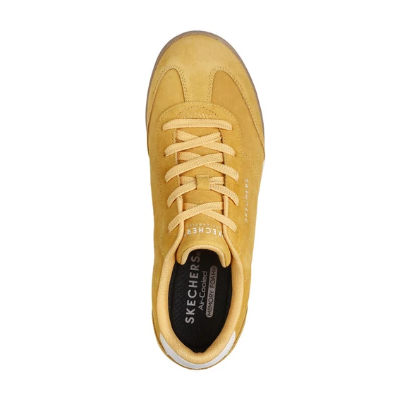 Skechers Zinger 2.0 - Manzalina Suede sárga cipő nagyméretben