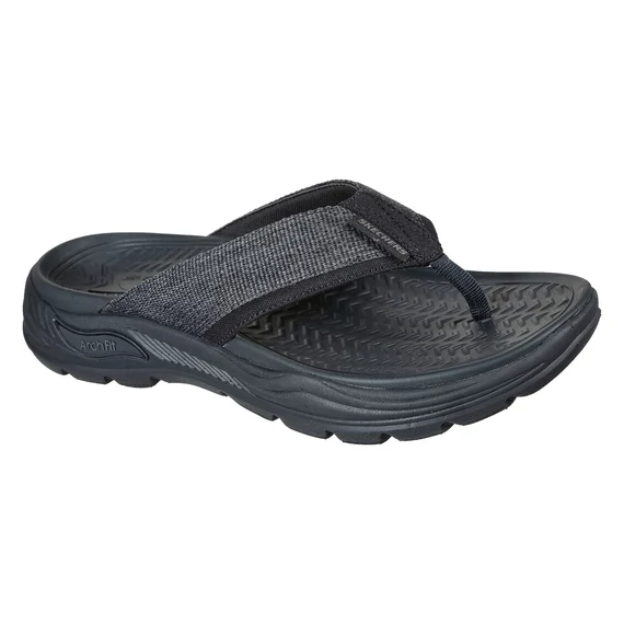 Skechers Dolano fekete papucs nagyméreben 