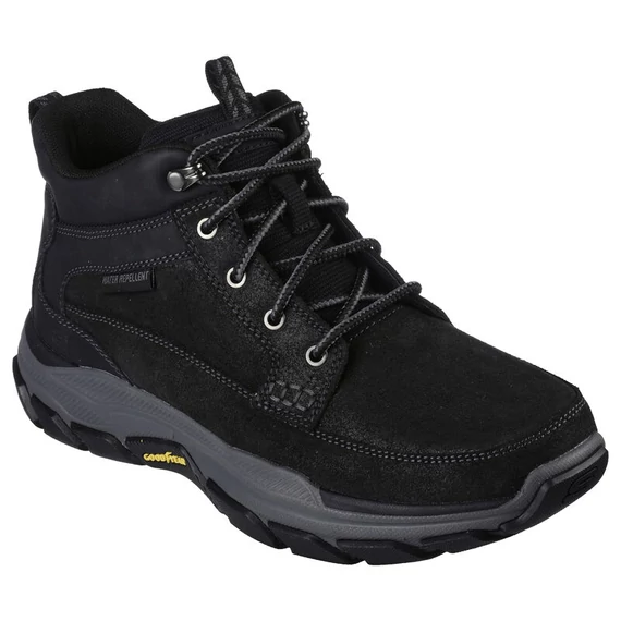 Skechers Respected - Boswell fekete bakancs nagyméretben